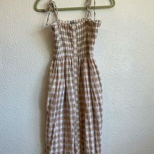 Aerie Plaid Sun dress